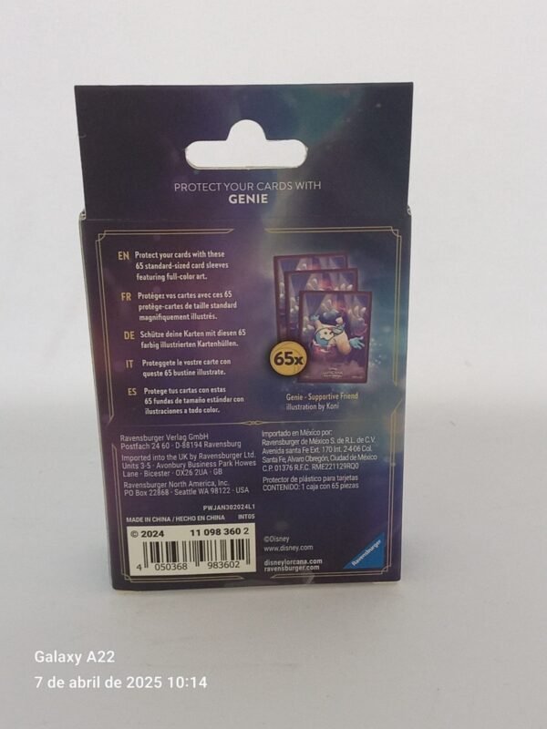 DISNEY LORCANA - 65 CARD SLEEVES MIX- GÉNIE - CHAPTER 4 - Image 3