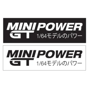 Mini GT Stickers Set "A" - Branco & Preto